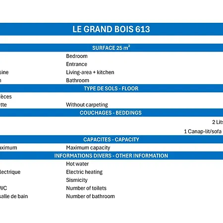 Confortable 2 Pieces, Skis Aux Pieds, Animaux Admis - Fr-1-182a-37 * Courchevel