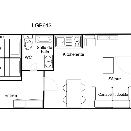 Confortable 2 Pieces, Skis Aux Pieds, Animaux Admis - Fr-1-182a-37 Appartement