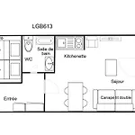 Confortable 2 Pieces, Skis Aux Pieds, Animaux Admis - Fr-1-182a-37 Apartment