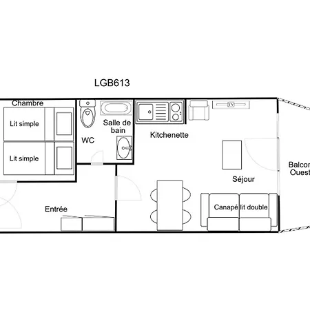 Confortable 2 Pieces, Skis Aux Pieds, Animaux Admis - Fr-1-182a-37 كورشوفيل